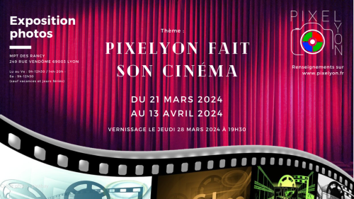 Exposition "Pixelyon fait son cinéma"