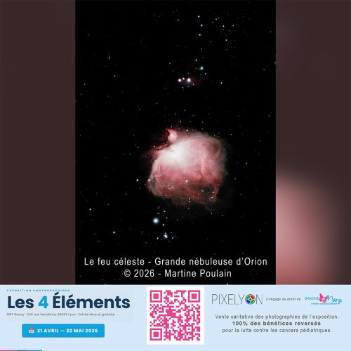 Martine Poulain - Le feu céleste - Grande nébuleuse d' Orion